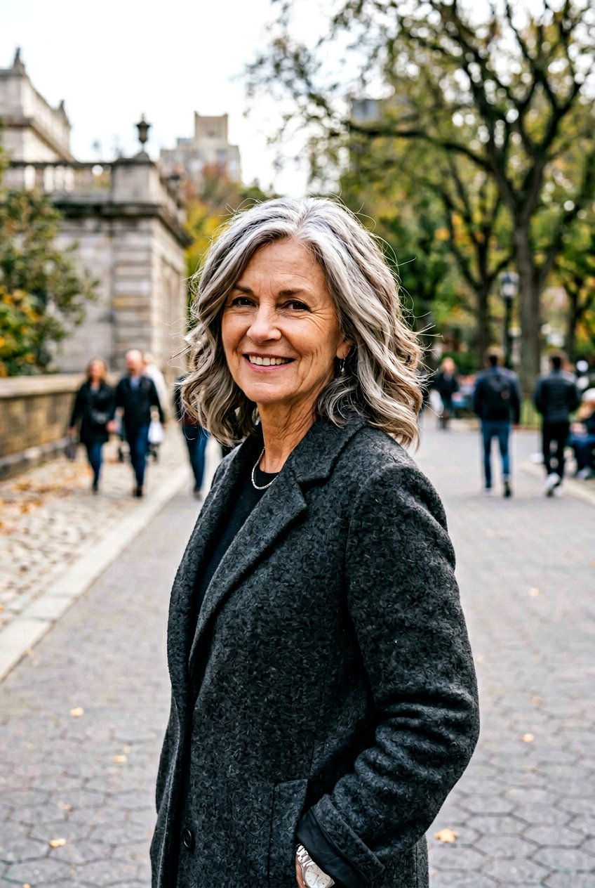 Ash Brown Lowlights - 20 gray blending highlights for women over 60 - 20 gray blending highlights for women over 60