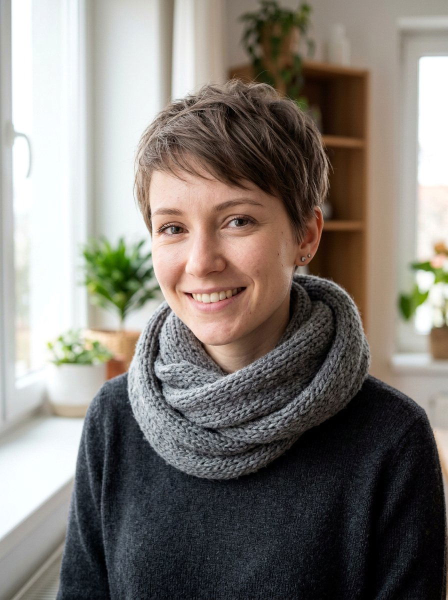 Ash Brown Pixie Cut - 20 salon color ideas for pixie cuts - 20 salon color ideas for pixie cuts