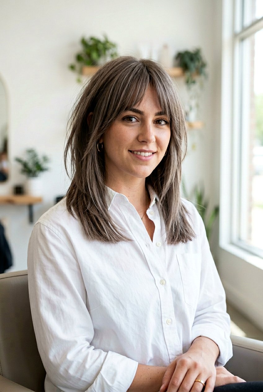 20 Must-Try Brunette Shag Hair Color Ideas for Chic Vibes