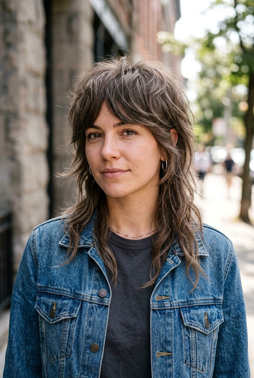 Ash Brown Wolf Cut - 20 brunette wolf cut color ideas - 20 brunette wolf cut color ideas