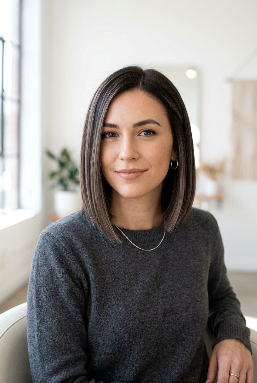 Ash Brunette Balayage Bob - 20 brunette balayage for bob haircut - 20 brunette balayage for bob haircut