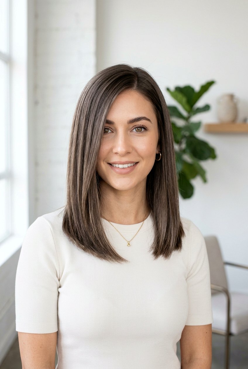 Ash Brunette Hair With Cool Lowlights - 20 subtle lowlights for brunettes - 20 subtle lowlights for brunettes