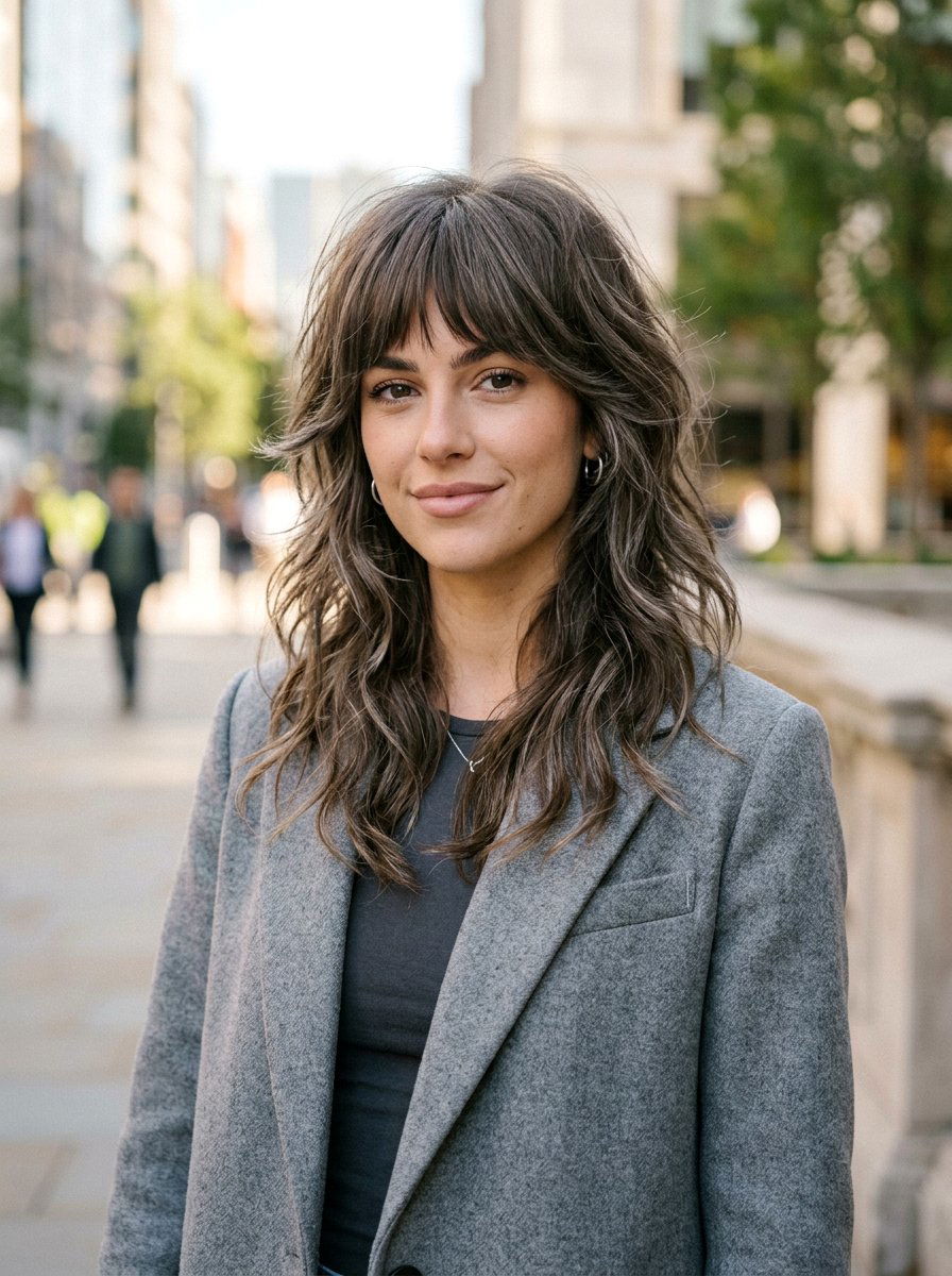 Ash Brunette Shag Hair - 20 shag hair color ideas for brunettes - 20 shag hair color ideas for brunettes