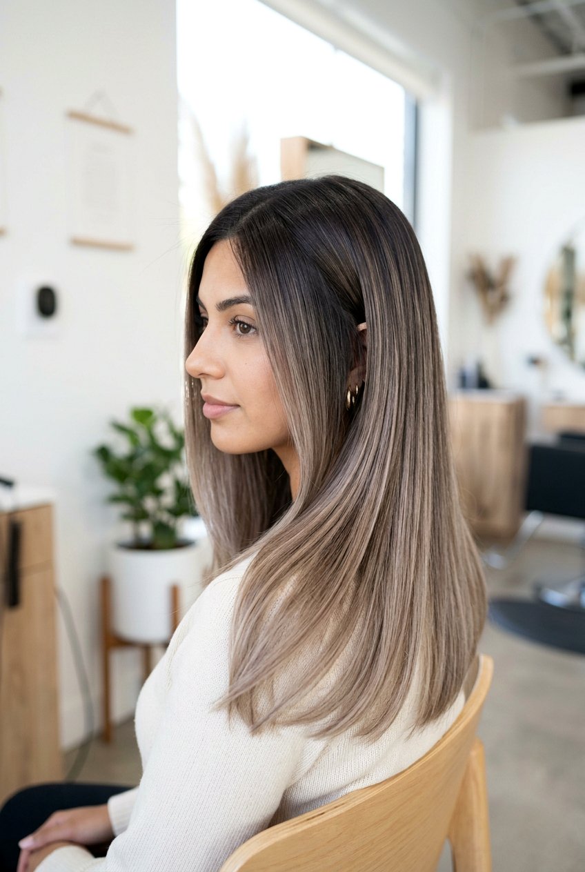 Ash Caramel Ombre For Cool Skin Tones - 20 caramel ombre hair - 20 caramel ombre hair