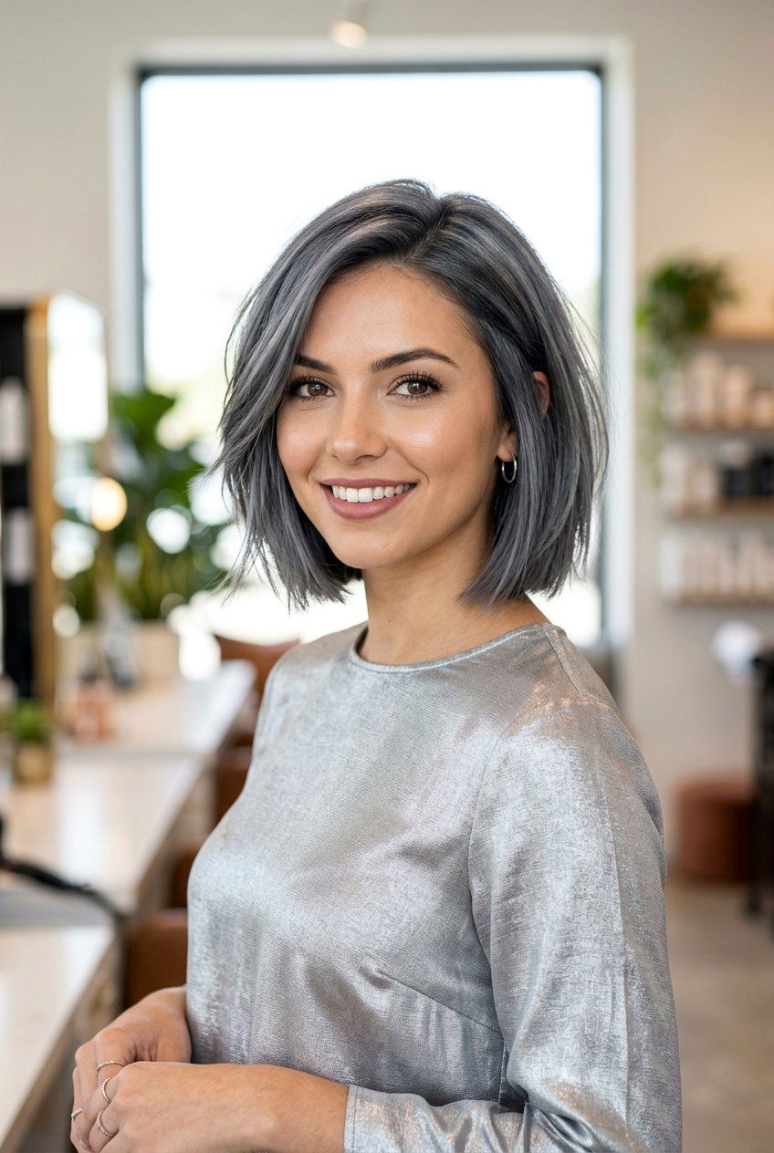 Ash Gray Hair Color - 20 modern hair color ideas for women - 20 modern hair color ideas for women
