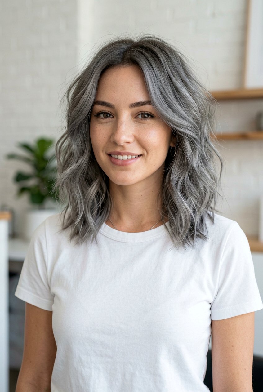 Ash Gray Hair Color - 20 elegant gray hair color ideas - 20 elegant gray hair color ideas