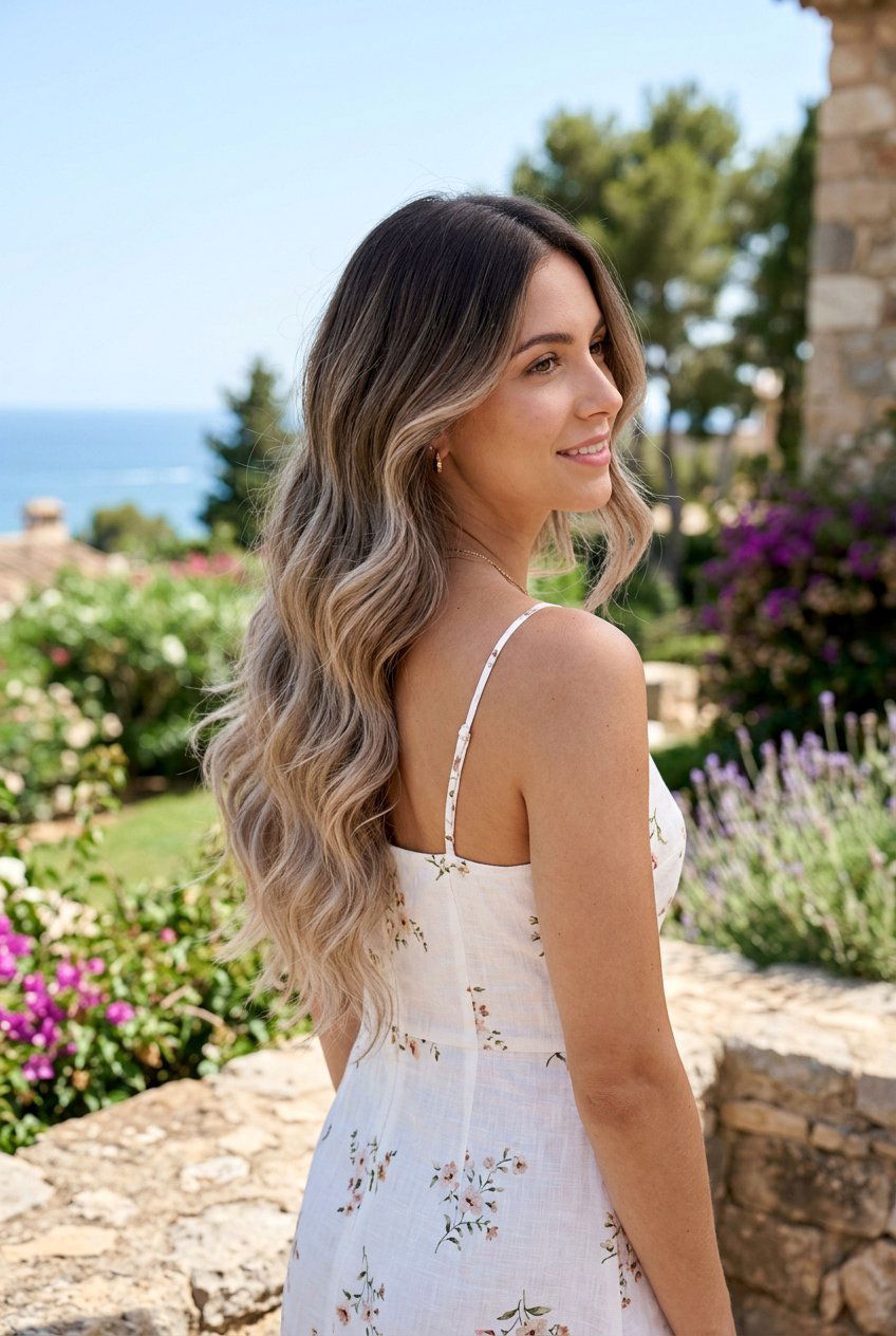 Ash Mocha Brown Balayage On Long Hair - 20 ash mocha brown hair color - 20 ash mocha brown hair color