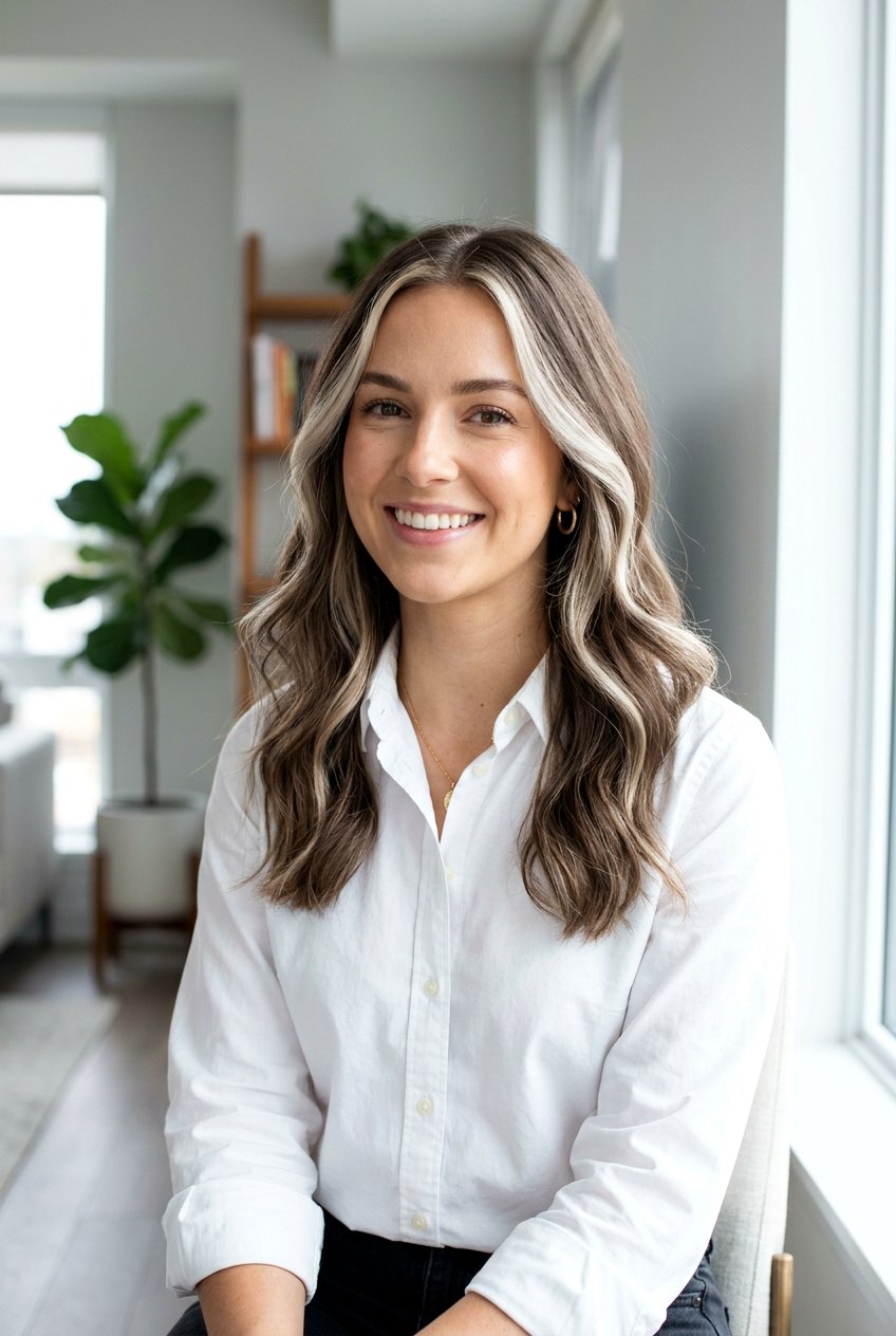 Ash Mocha Brown With Face Framing Highlights - 20 ash mocha brown hair color - 20 ash mocha brown hair color