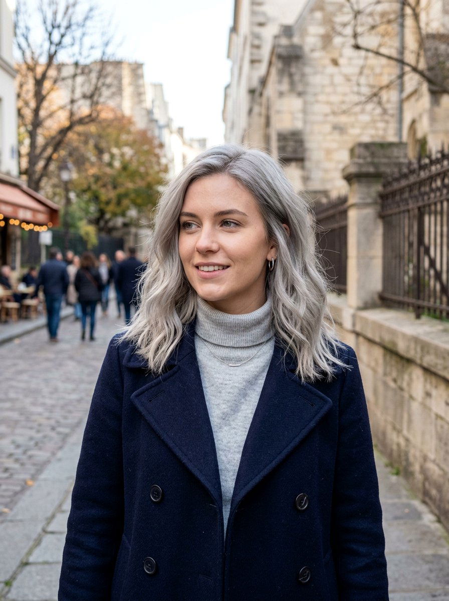 Ash Silver Blonde Hair - 20 silver blonde hair color for winter - 20 silver blonde hair color for winter