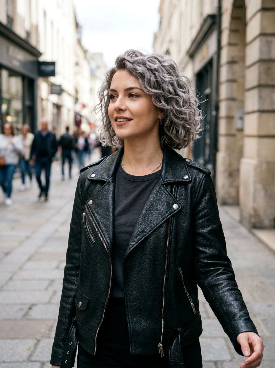 Ash Silver Curly Bob - 20 silver curly bob color ideas - 20 silver curly bob color ideas