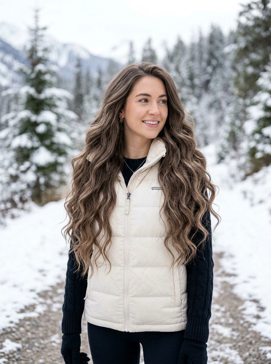 Ash Smoky Brunette Long Hair - 20 winter smoky brunette hair color - 20 winter smoky brunette hair color