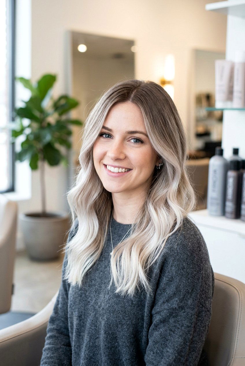 Ash blonde ombre - 20 ombre hair color ideas - 20 ombre hair color ideas