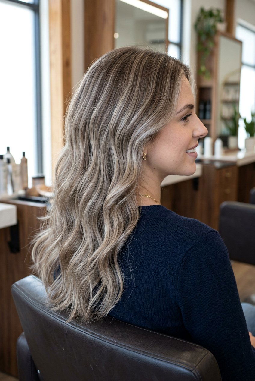 Ashy Bronde Balayage - 20 ash brown balayage hair - 20 ash brown balayage hair