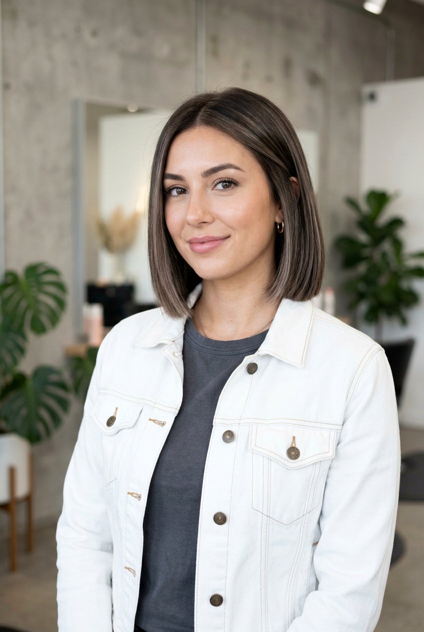 Ashy Chocolate Balayage - 20 smoky brunette balayage for women - 20 smoky brunette balayage for women