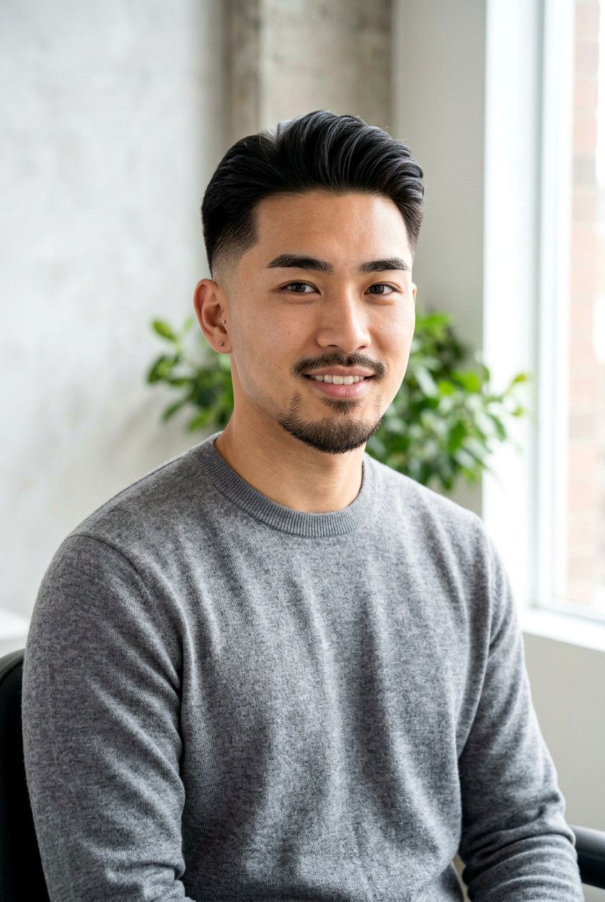 Asian Hair Taper Fade With Beard - 20 men beard fade with taper haircut - 20 men beard fade with taper haircut