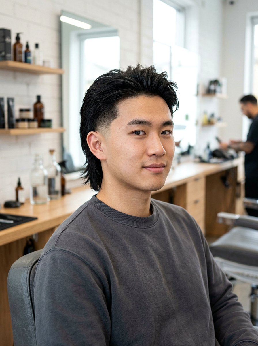 Asian Taper Mullet Men - 20 taper mullet haircut men - 20 taper mullet haircut men