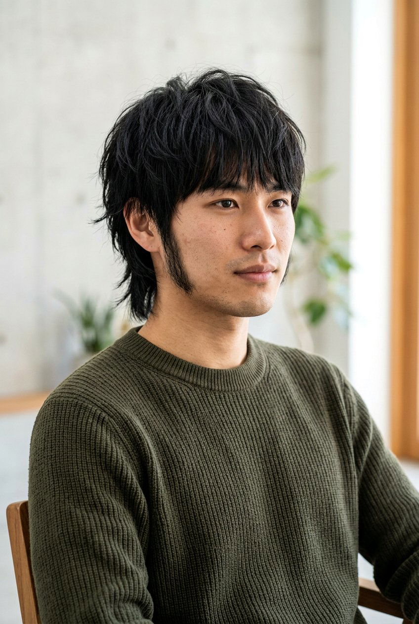 Asian Wolf Cut - 20 wolf cut men - 20 wolf cut men