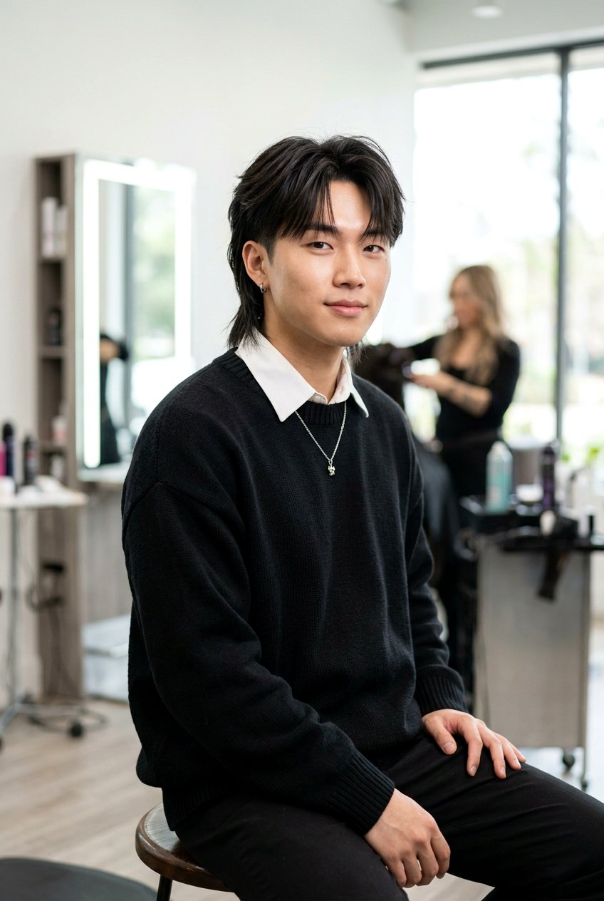 Asian mullet - 20 modern mullet haircut - 20 modern mullet haircut