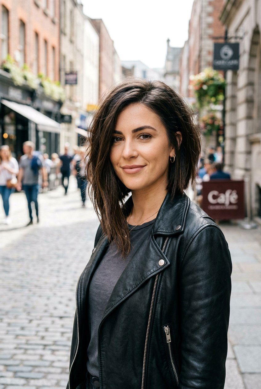 Asymmetrical Angled Lob Thick Hair - 20 angled lob for thick hair - 20 angled lob for thick hair