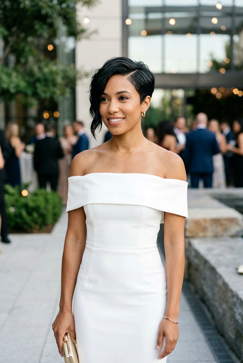 Asymmetrical Black Pixie Cut - 20 glossy black pixie haircut - 20 glossy black pixie haircut