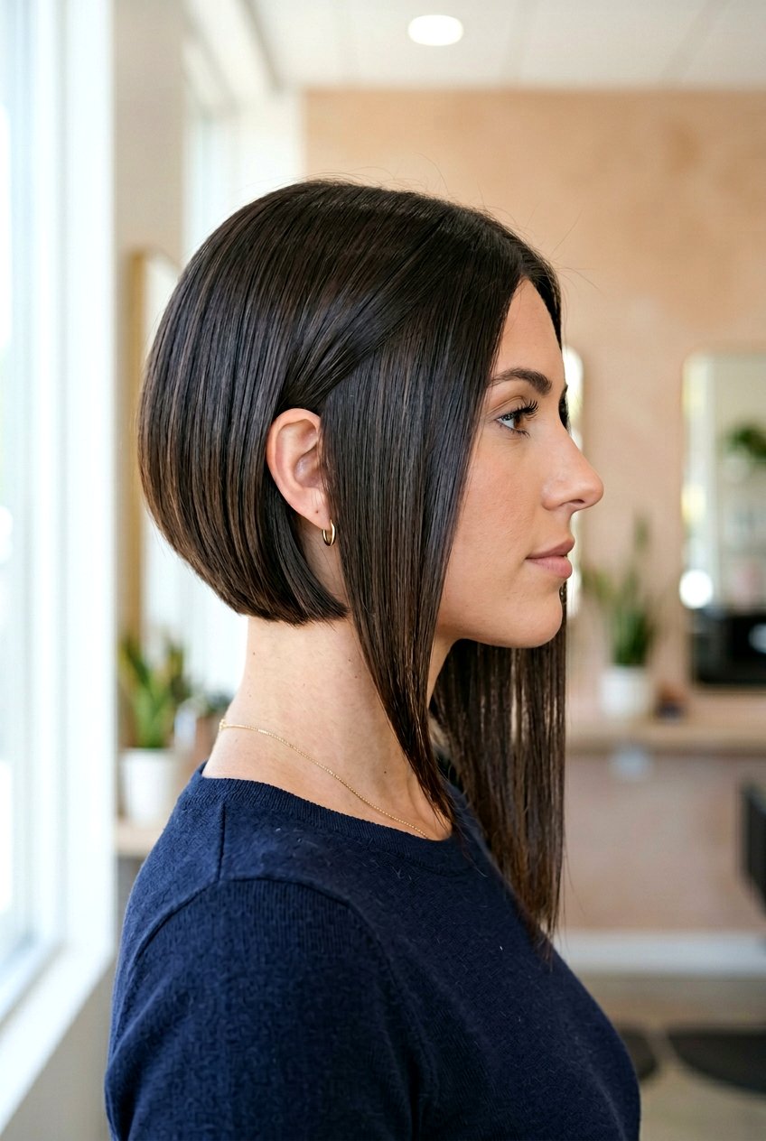 Asymmetrical Bob - 20 easy care short hairstyles - 20 easy care short hairstyles