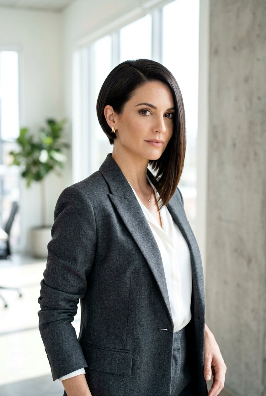 Asymmetrical Bob - 20 best thick hair haircut ideas - 20 best thick hair haircut ideas