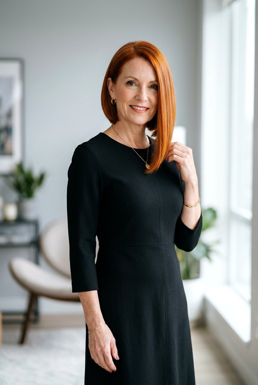 Asymmetrical Bob - 20 face framing layers for women over 50 - 20 face framing layers for women over 50