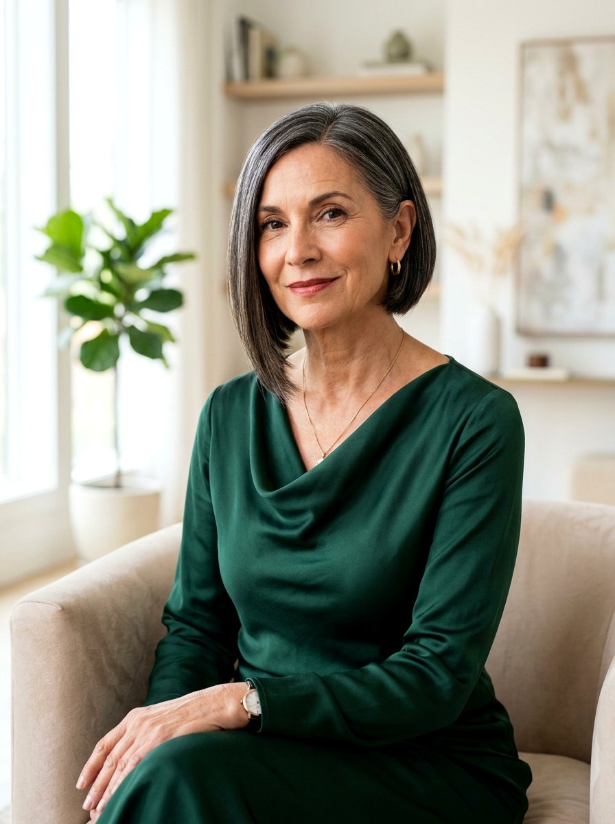 Asymmetrical Bob - 20 formal bob hairstyle for older women - 20 formal bob hairstyle for older women