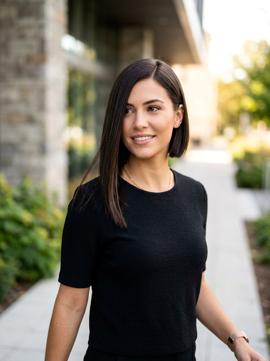 Asymmetrical Bob - 20 haircut to reshape shoulder length hair - 20 haircut to reshape shoulder length hair