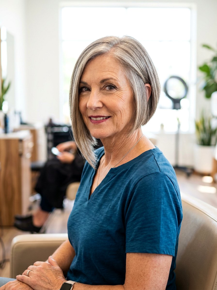 Asymmetrical Bob For Older Women - 20 older women low maintenance hairstyle ideas - 20 older women low maintenance hairstyle ideas