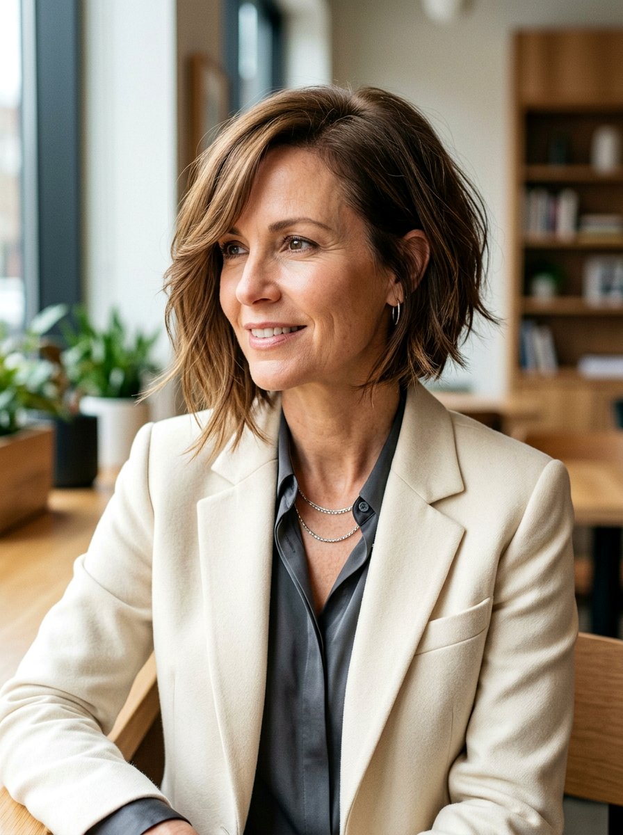 Asymmetrical Bob For Sparse Hairline - 20 hairstyle to cover sparse hairline - 20 hairstyle to cover sparse hairline