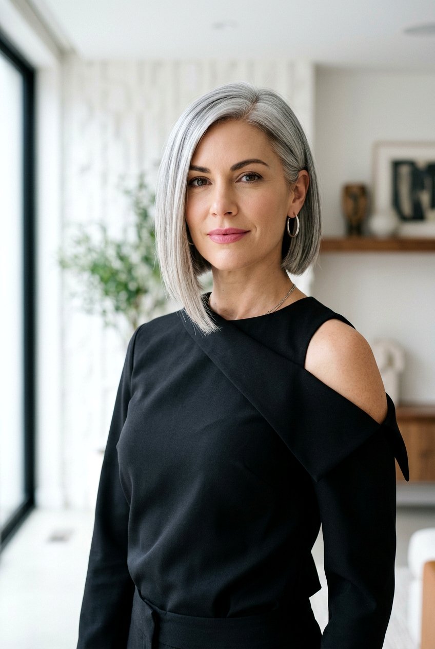 Asymmetrical Bob For Uneven Breakage - 20 haircut to make damaged hair look healthy - 20 haircut to make damaged hair look healthy