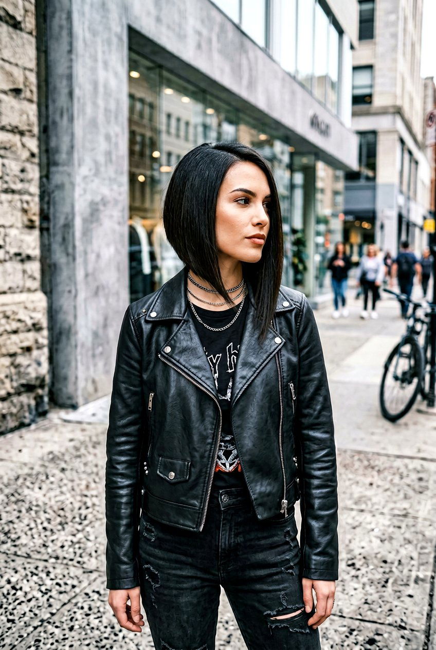 Asymmetrical Bob Haircut - 20 salon haircut ideas for short hair - 20 salon haircut ideas for short hair