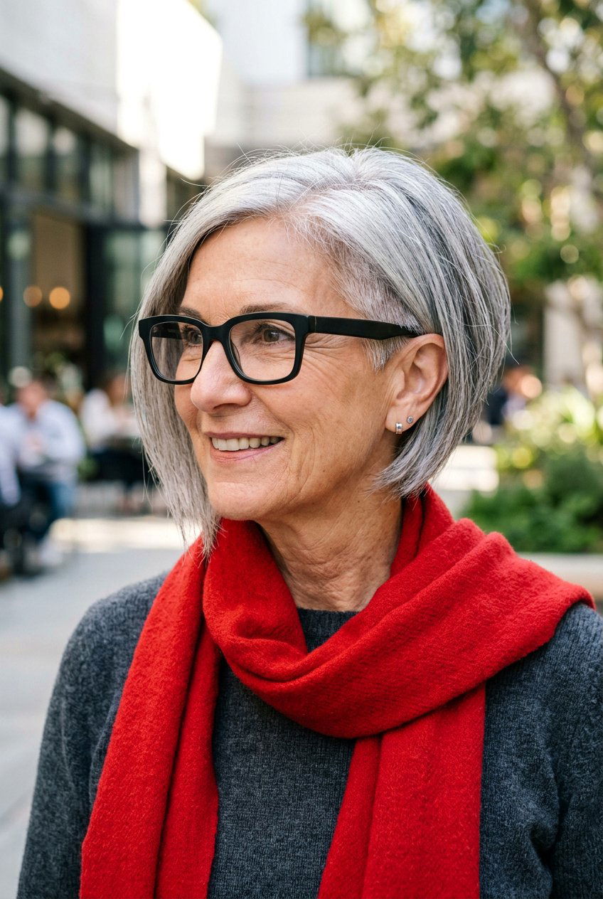 20 Flattering Layered Haircut For Women Over 60 With Thin Hair