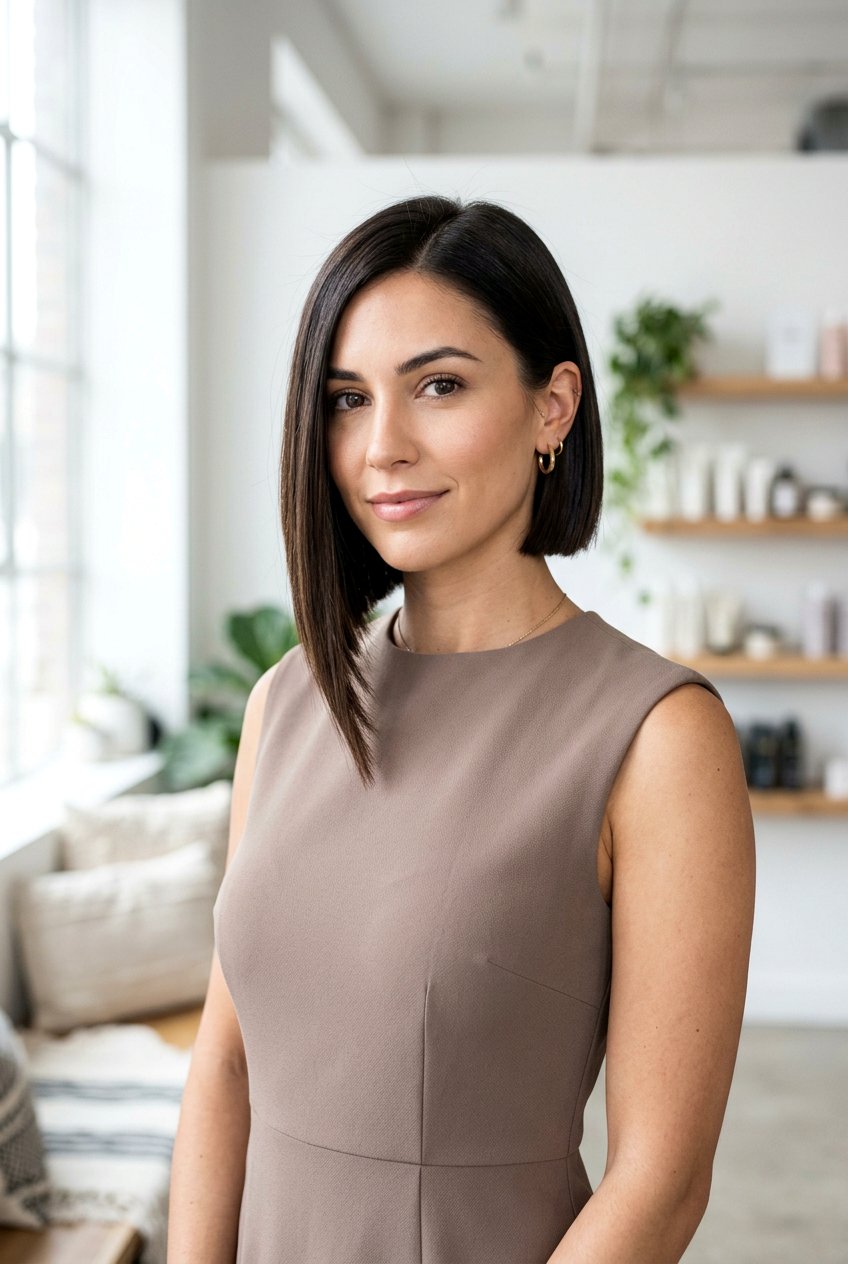 Asymmetrical Bob Haircut - 30 popular short hairstyles for women - 30 popular short hairstyles for women