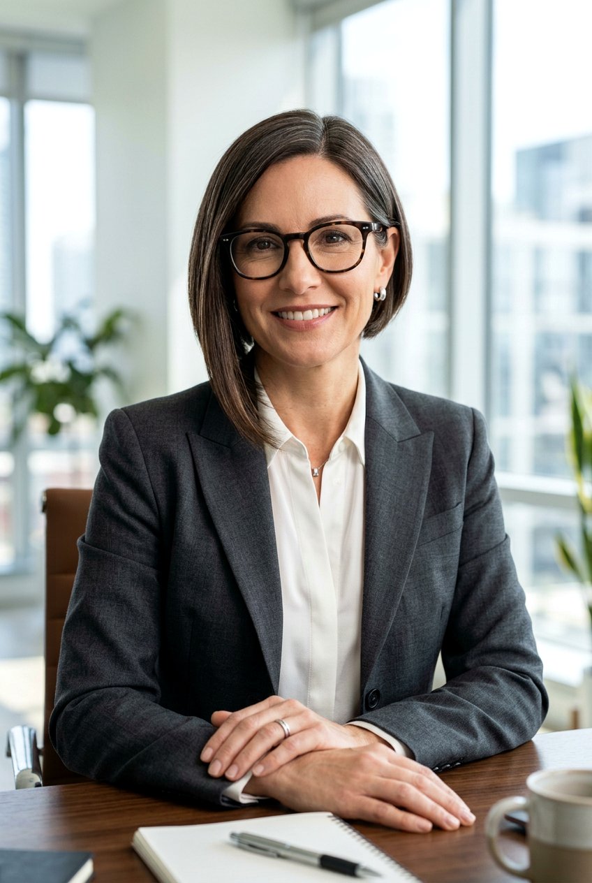 Asymmetrical Bob Haircut - 20 hairstyles for women with glasses over 40 - 20 hairstyles for women with glasses over 40