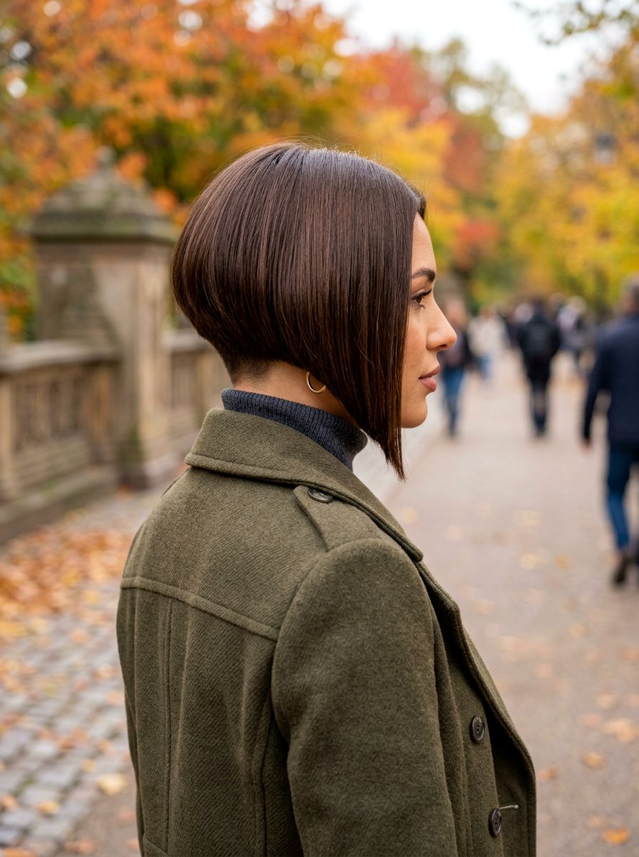 Asymmetrical Bob Haircut - 20 fall haircut trends for women - 20 fall haircut trends for women