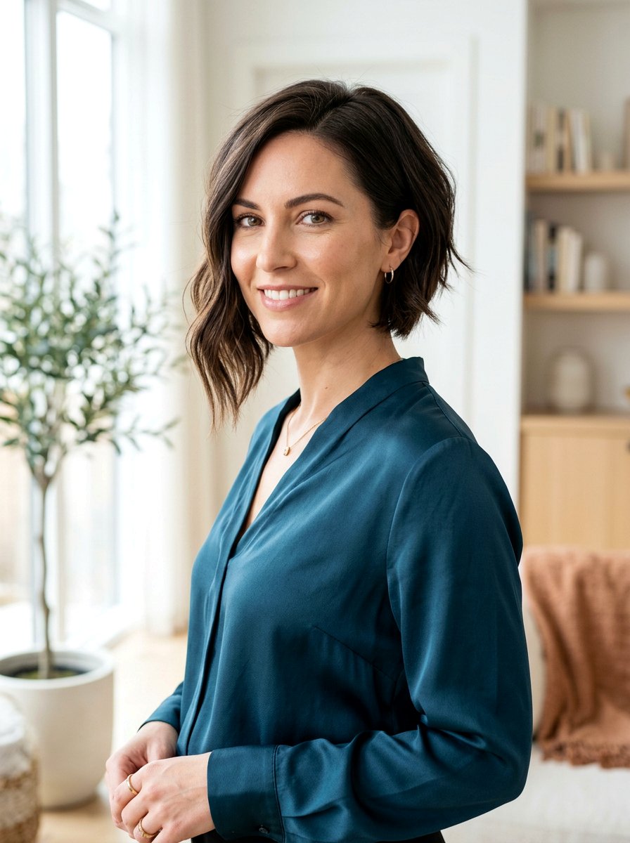 Asymmetrical Bob Haircut - 20 flattering haircut for inverted triangle face - 20 flattering haircut for inverted triangle face