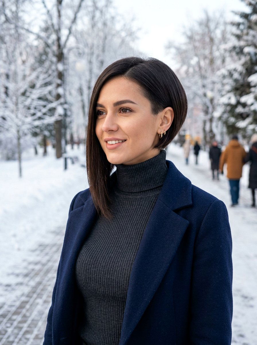 Asymmetrical Bob Haircut - 20 haircut to fix flat layers - 20 haircut to fix flat layers