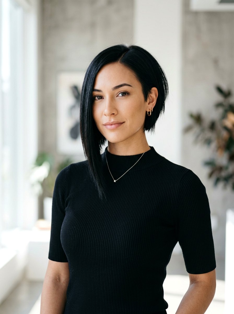 Asymmetrical Bob Haircut - 20 spring bob haircut ideas - 20 spring bob haircut ideas