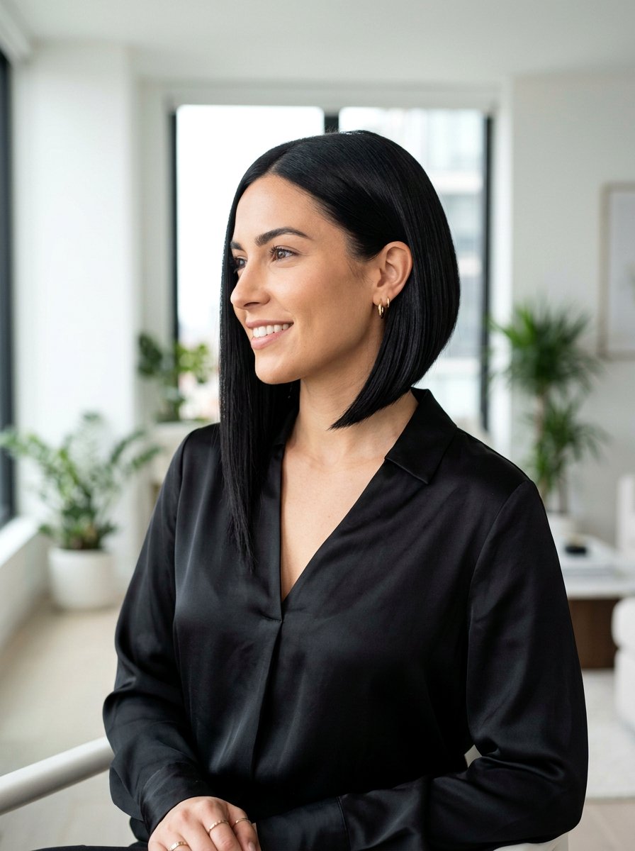 Asymmetrical Bob Haircut - 20 summer haircut trends for women - 20 summer haircut trends for women