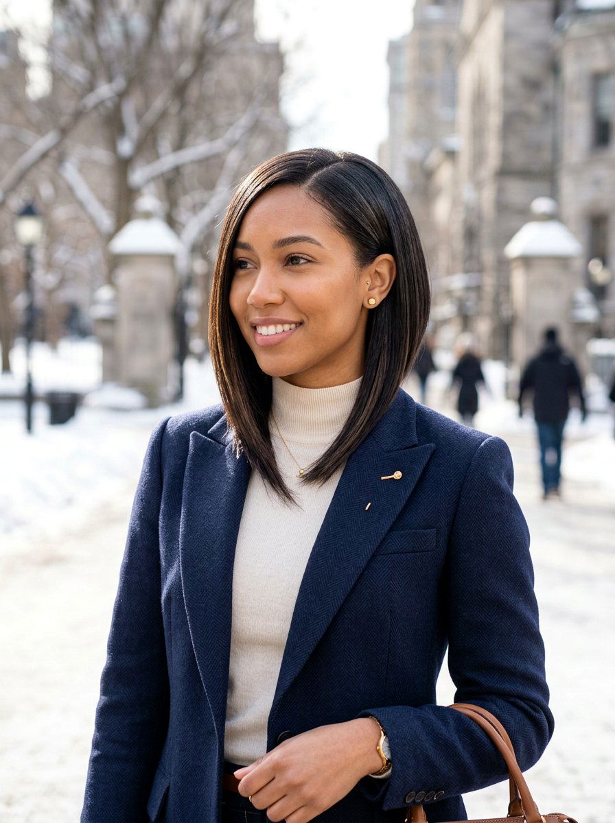 Asymmetrical Bob Haircut - 20 trendy haircut for college girls 2026 - 20 trendy haircut for college girls 2026