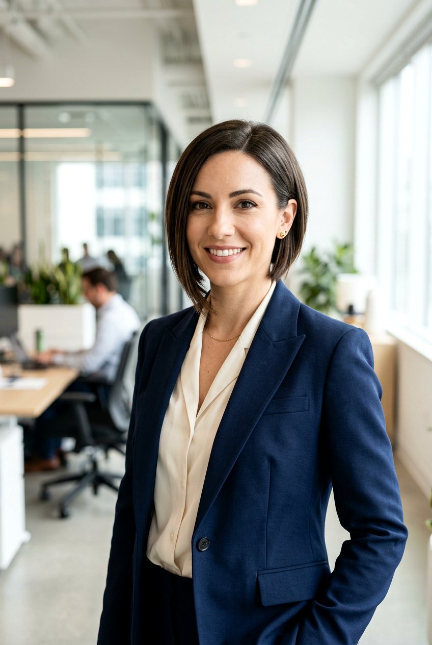 Asymmetrical Bob Haircut For Work - 20 mature women office hairstyle ideas - 20 mature women office hairstyle ideas