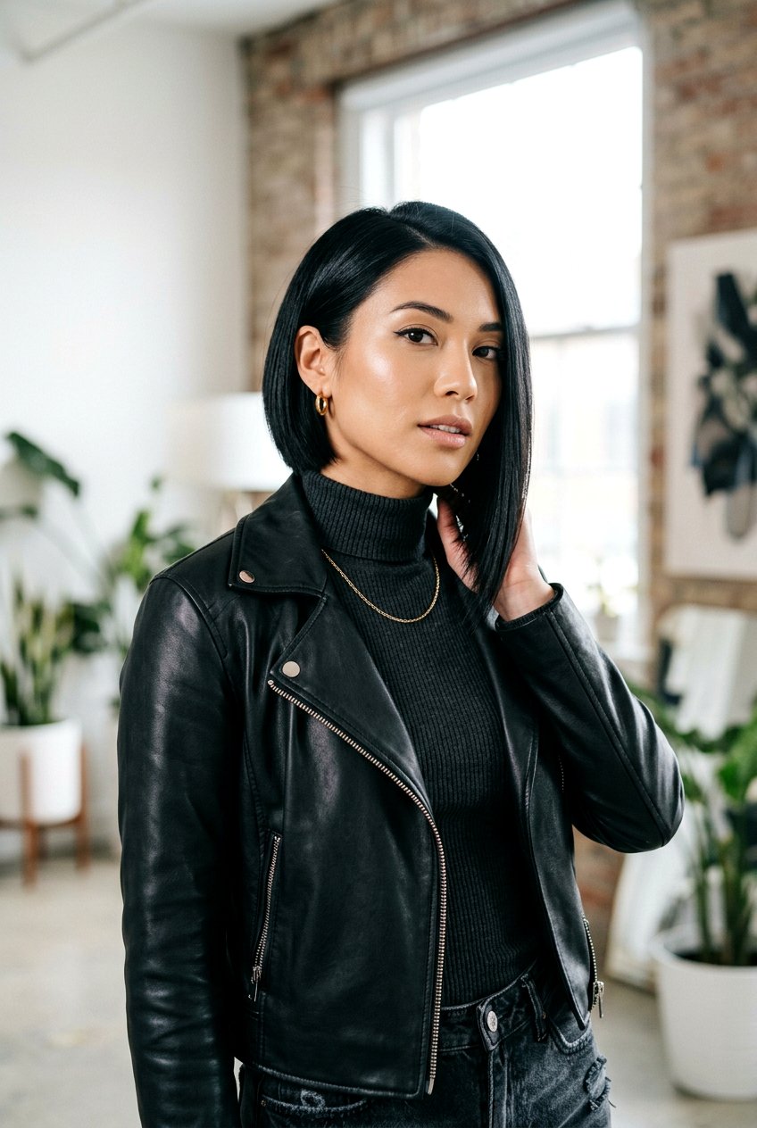 Asymmetrical Bob Haircut - 20 easy short haircut for busy mornings - 20 easy short haircut for busy mornings