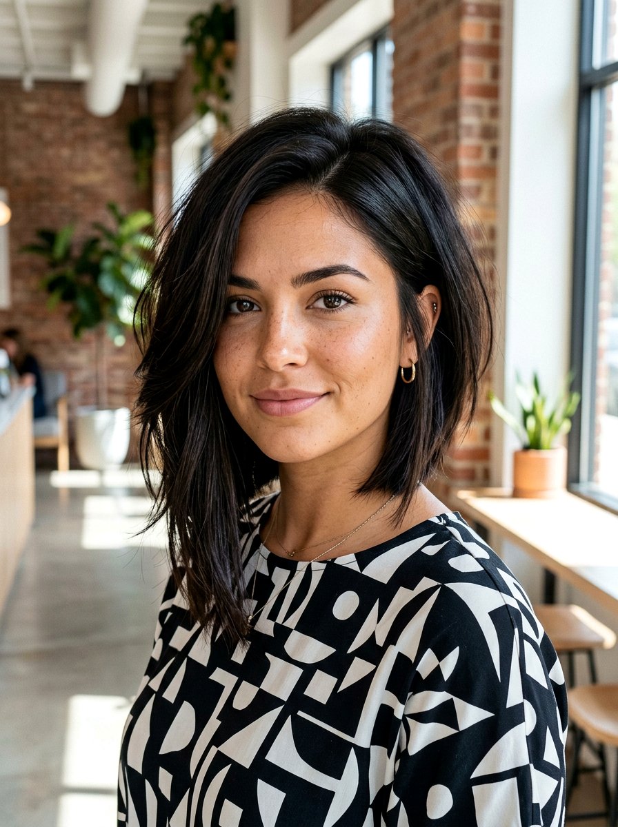 Asymmetrical Bob Layers Thick Hair - 20 thick hair bob with layers - 20 thick hair bob with layers