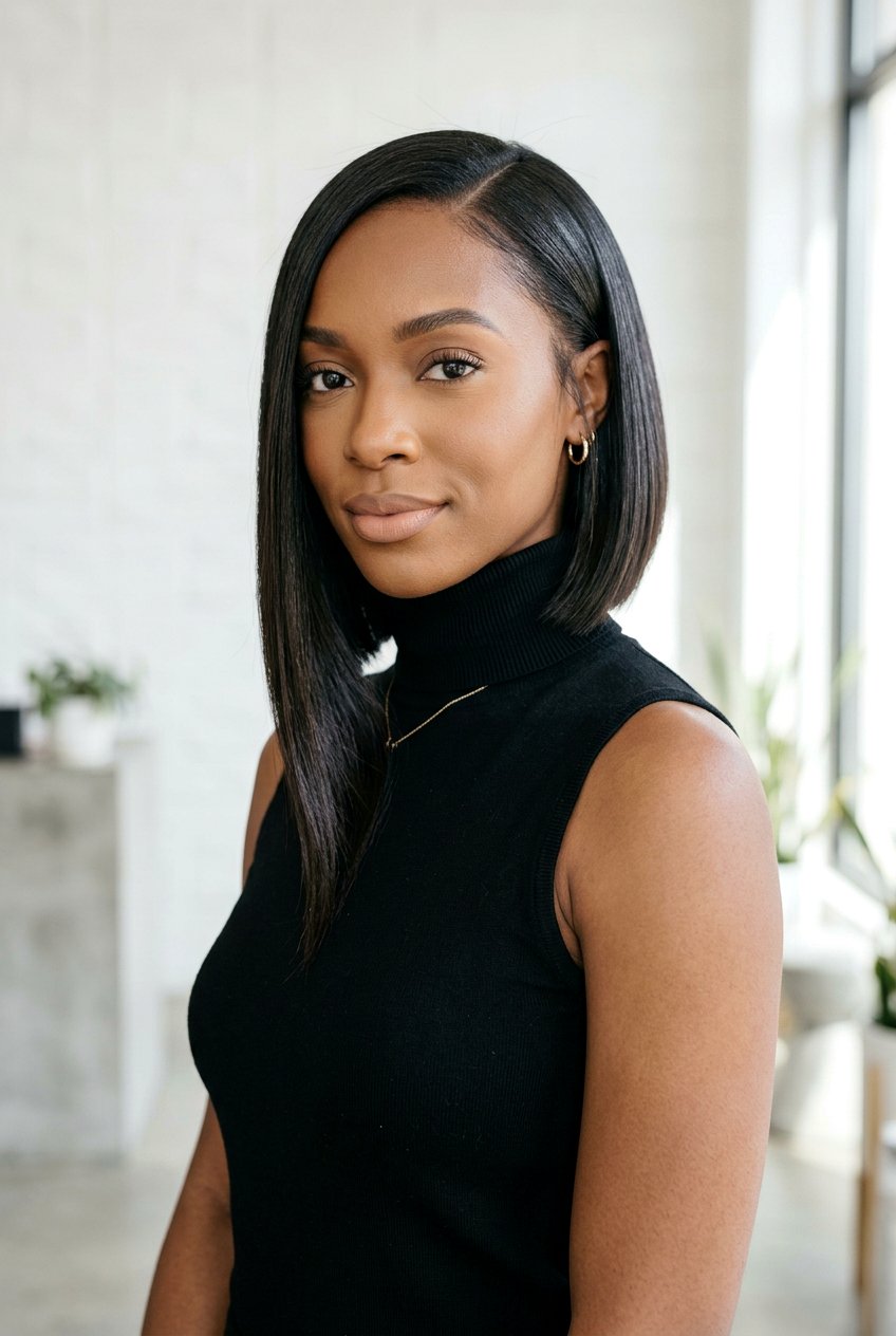 Asymmetrical Bob Mom Haircut - 20 chic mom haircut - 20 chic mom haircut