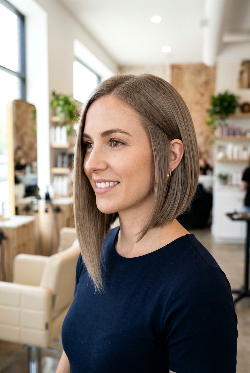 Asymmetrical Bob Thin Hair - 20 short haircuts for thin hair - 20 short haircuts for thin hair