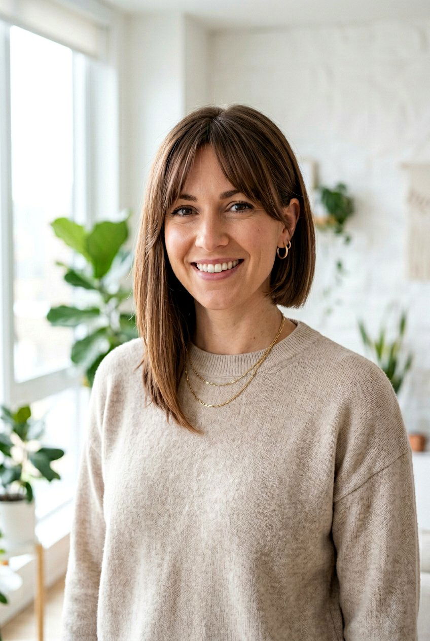 Asymmetrical Bob With Curtain Bangs - 20 bob with curtain bangs - 20 bob with curtain bangs