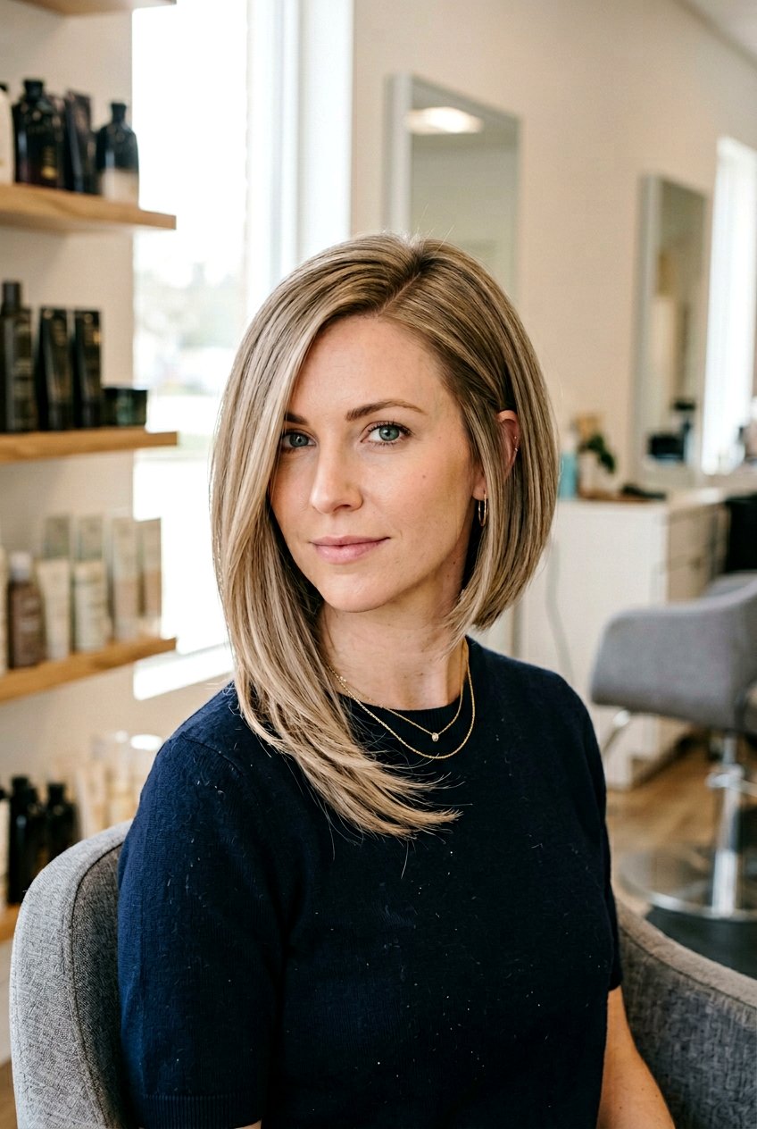 Asymmetrical Bob With Layers For Thin Hair - 20 flattering layers for thin hair - 20 flattering layers for thin hair