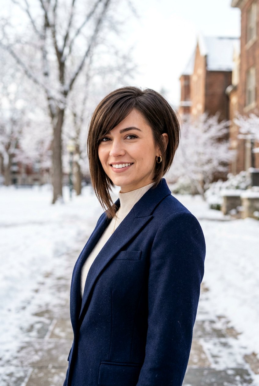 Asymmetrical Bob With Long Bangs - 20 low maintenance haircut for women with bangs - 20 low maintenance haircut for women with bangs